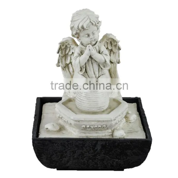 Small Size Resin Decorative Angel Water Fountains for Indoor Quality Choice photo-3