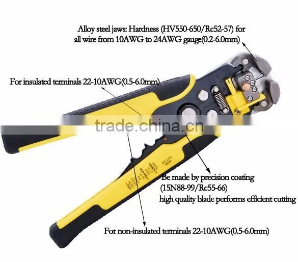 Automatic Pin Terminal Crimping Wire Stripper Multi Tool Crimping Pliers TK0742 photo-6