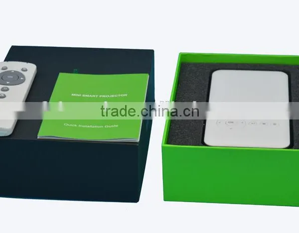 Android 4.4 Lumen Mini Mobile Phone Projector With Automatic Image Rectification photo-2