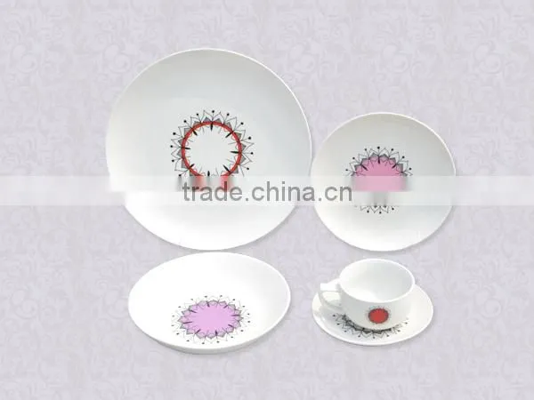 White Porcelainware Luxury Fine Porcelain Dinnerware photo-3