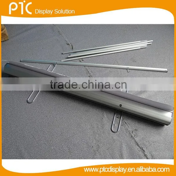 Stable 3.3kg Thick Common Aluminum-alloy Roll Screen Stand With One 7mm Thick Aluminum Foot