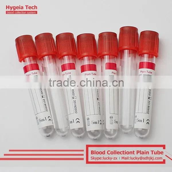 Disposable Blood Collection Tube Red Top for Serum Test photo-2