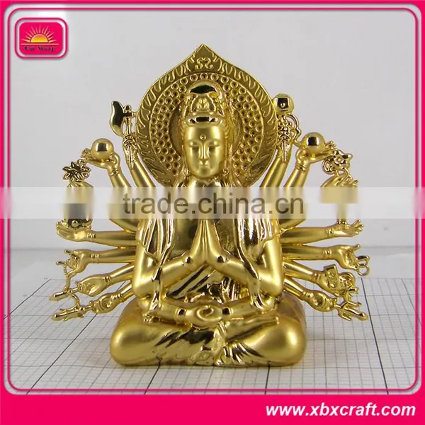 Customized 3d Figurine Buddha Figurines Gold Statue photo-5