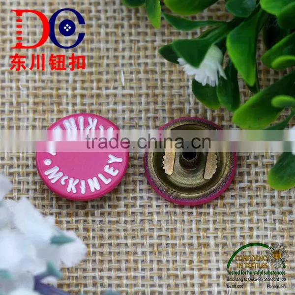 Oeko-tex Standard Custom Metal Snap Button Flat Button for Baby Clothing photo-3