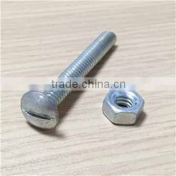 Slotted Cheese Head Screws Zinc Plated photo-2