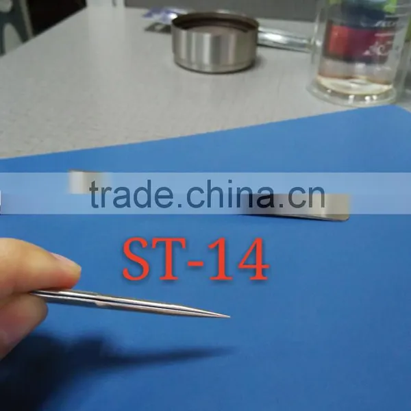 ESD Antistatic Stainless Steel Tweezers/ ESD Tweezers/steel Stainless Cleanroom Esd Hair Removal Tweezers photo-3