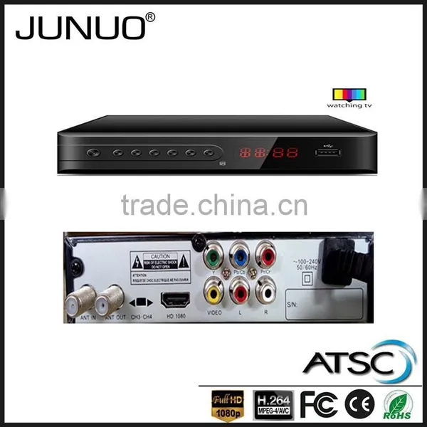 JUNUO China Factory 2016 OEM New Quality Full hd Strong Tuner Mstar USA tv Decoder Set Top Box ATSC photo-3