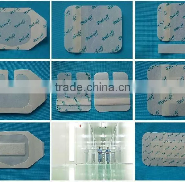 Medical Disposable Transparent Wound Dressing With Frame