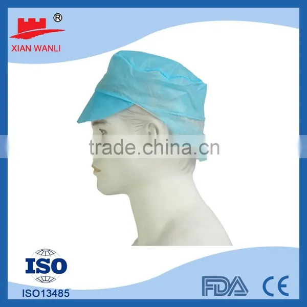 Medical Surgical Disposable Nonwoven Printed Disposable Snood Cap photo-2