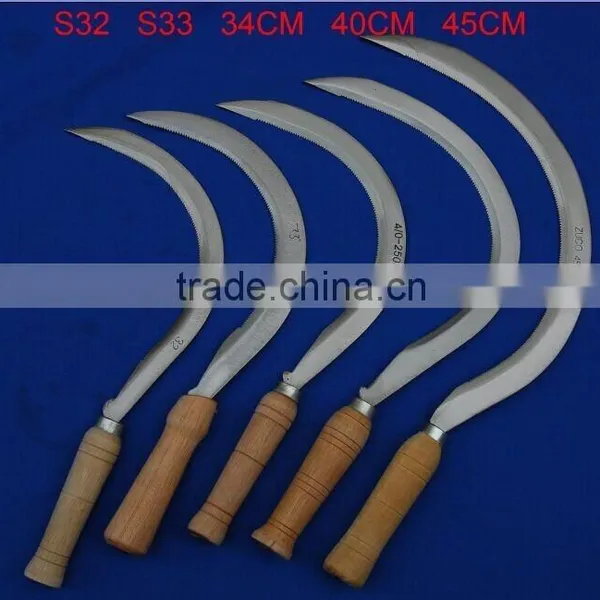 Garden and Agriculture Harvest Steel Grass Farming Sickle photo-2