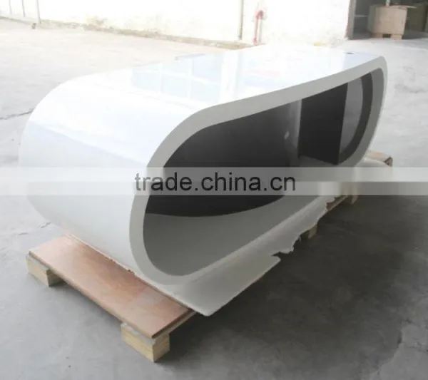 High End Modern Office Reception Desk Table photo-2