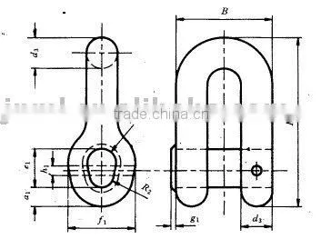 High Quality Best Price Join D Adajustable Bow Shackle photo-2