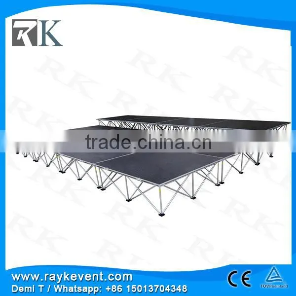RK 4ftx4ft Platform Adjustable Portable Event Stage Folding Portable Stage Collapsible Stage photo-2