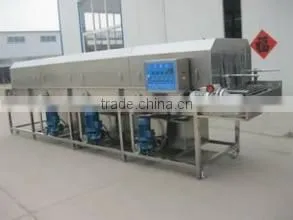Plastic Basket Hot Water Cleaning Machine /chicken Turnover Cages Washing Machine