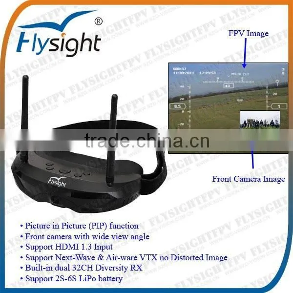 C721 FLYSIGHT 5.8ghz Fpv Video Goggles for Rc Helicopter/ 3D Goggles photo-2