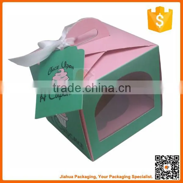 Pink Cute Color Cupcake Boxes photo-3