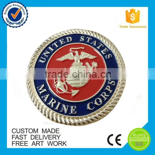 Custom Soft Enamel Souvenir Gold Plate Coin photo-4