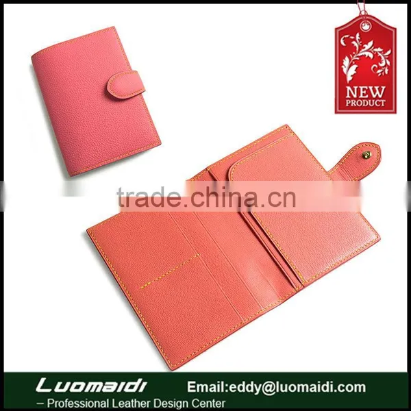 New Fashion Top Quality Genuine Cowhide Leather Passport Holder, Passport Case From China Guangzhou Factory