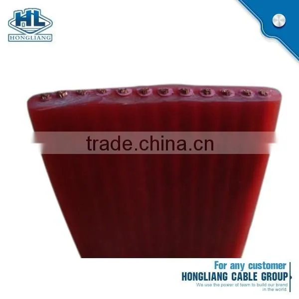 IEC Standard Copper Conductor Rubber Sheath 4 Core 25mm2 Flat Cable photo-4