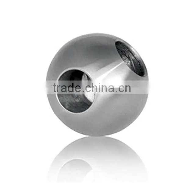 Stainless Steel 304 Satin Railing Handrail SOLID End Balls photo-2