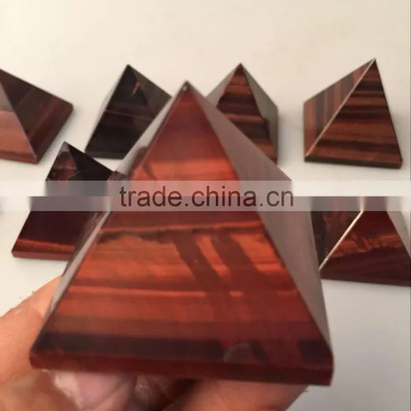 Top Quality Red Tiger Eye Stone Pyramid for Sale photo-6