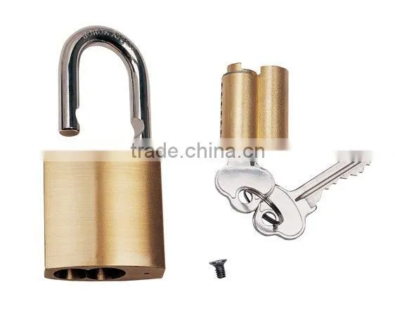 570 Replaceable Cylinder Brass Padlock