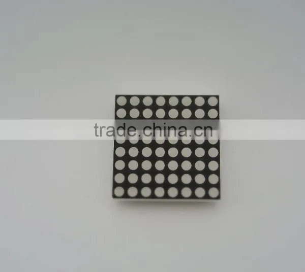 Rohs Compliant Red and Green Bi-color 8*8 Dots 2.54mm Pitch LED Dot Matrix Display photo-3