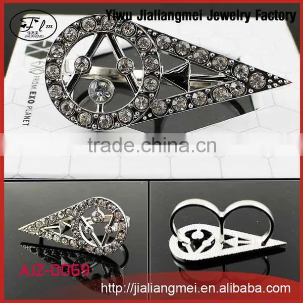 Cheap Silver Ring, Fashion Finger Ring, Alloy Material Custom Rings