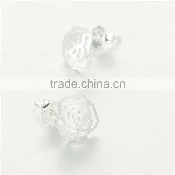 2 Gram Gold Beautiful Designed Earrings,Rose Gold Earrings for Women FE255 photo-4