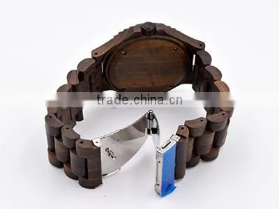 Hot Selling Japan Movement Quartz Wood Watch photo-3