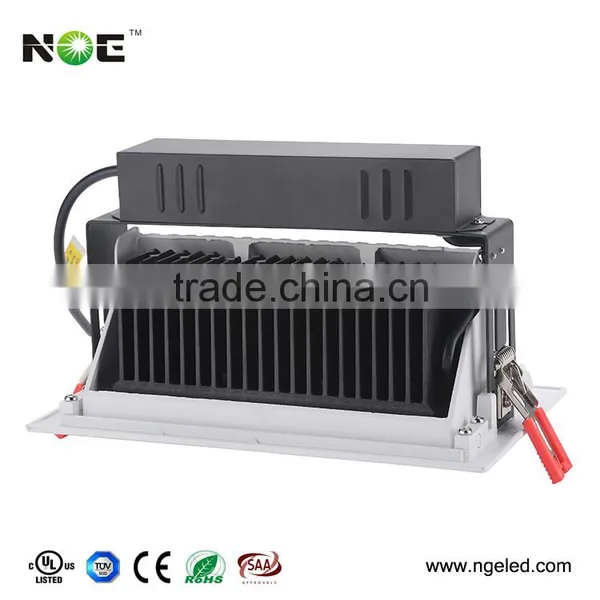 Excellent Quality Led Commercial Downlight Adjustable Rectangular Square Downlight 28w photo-3