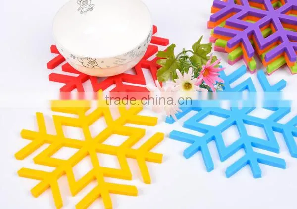 Table Decorative Mesh Snow Style Silicone Table Mat photo-3