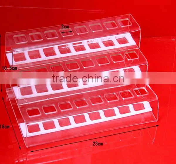 Factory Price Round Square 24 Holes Acrylic Lipstick Display Stand photo-6