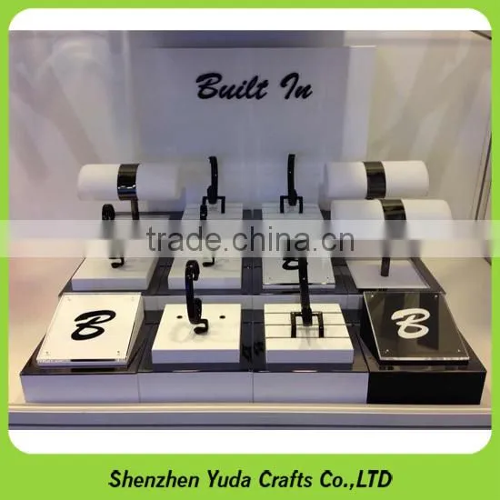 One Set of Mdf Wrist Watch Display Counter, Logo Printing Wooden Watch Stand photo-2