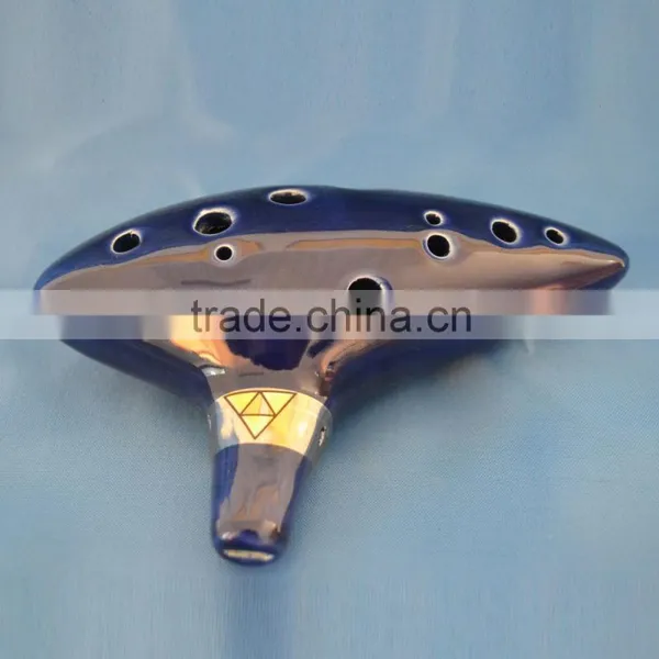 12 Hole Zelda Ocarina Blue photo-2