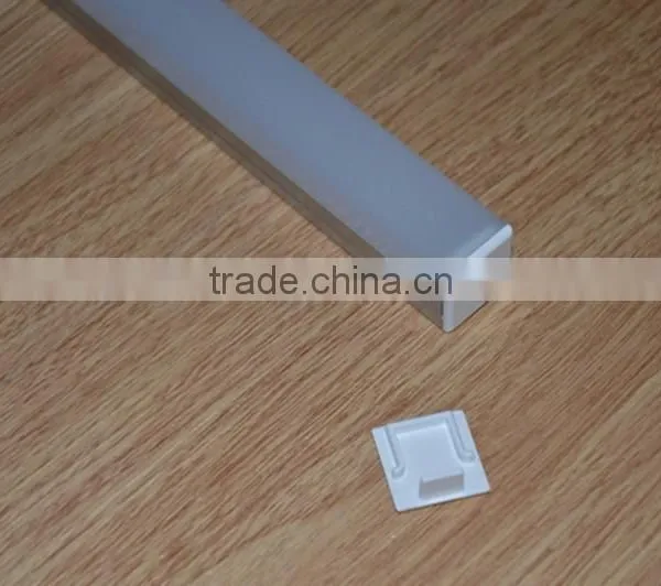 No Brackets Channel Fixing Square PC Cover Aluminum Profile Extrusion photo-3
