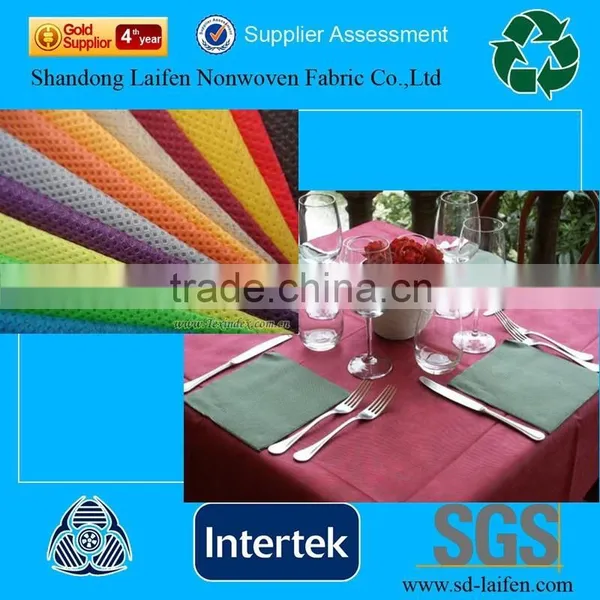 100% pp Food Grade Nonwoven Table Cloth/ Table Linen