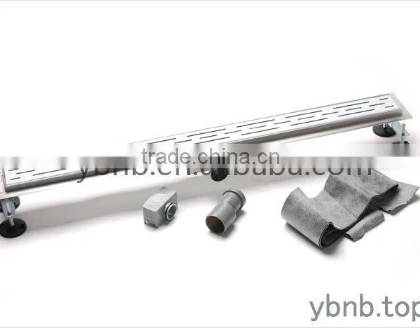 Stainless Steel Tile Anti-odor Long Floor Drain Shower Channel photo-5