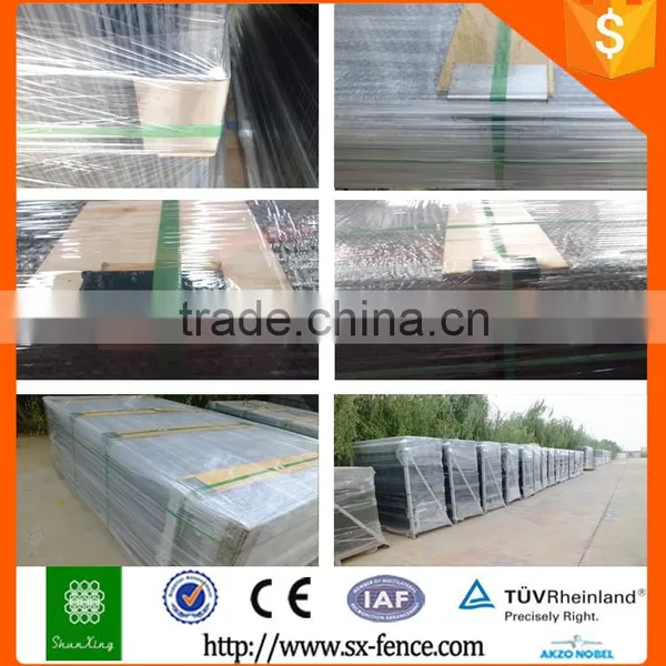 Shunxing Fence Factory Plastic Powder Coated Welded Curved Wire Fence photo-6