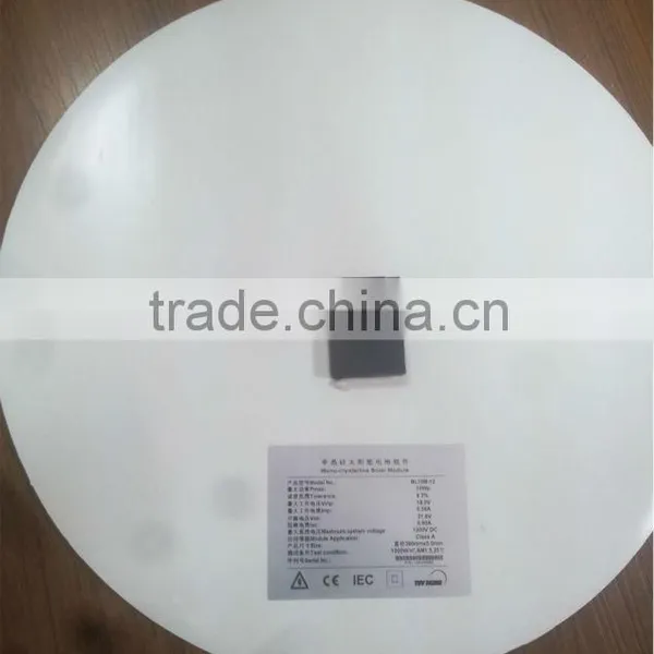 10wp 12v Circular Solar Panel Monocrystalline Solar Module photo-3