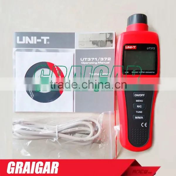 Digital Tachometers Non-Contact UNI-T UT372 Engine Rpm Meter 50mm- 200mm Photoelectric 0-99999 photo-2