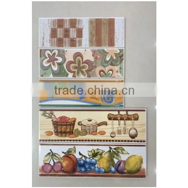 Special Kitchen Design Ceramic Border Tiles 80x300 photo-4