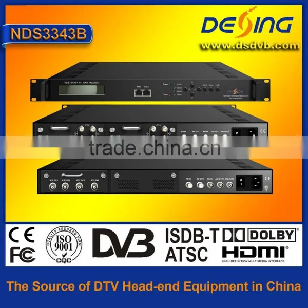 Dexin NDS3343B digital satellite receiver with mux-scr and qam modulator