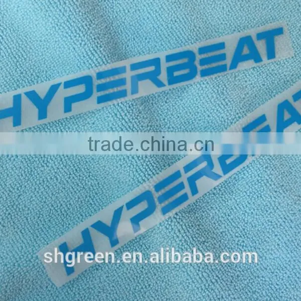 Plastic Film Heat Pressed Transfer Tag for Boxer Shirt photo-6