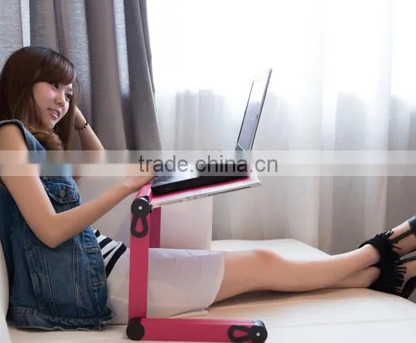 Elegant Home Simple Design Portable Folding Computer Desk Table photo-3