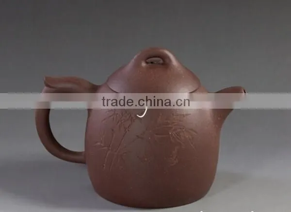 Word Engraved Handmade Yixing Tea Pot photo-3