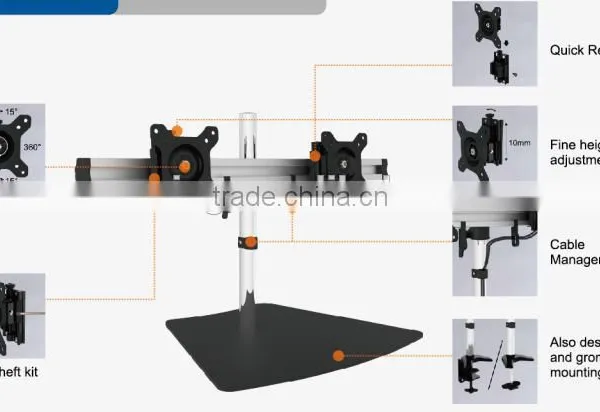 up and Down 15"24''dual Monitor Mount Lcd Monitor Mount photo-3