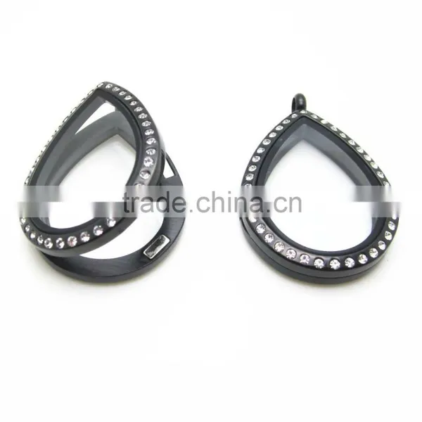 Water Drop Lockets New Design 316L Stainless Steel photo-2