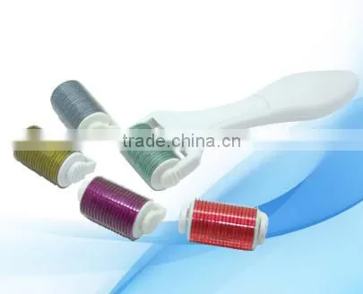 Cosmetic Implement Freckle Removal ce Certificate Derma Roller 1080 Needles Changeable Head Body Roller-L008 photo-2