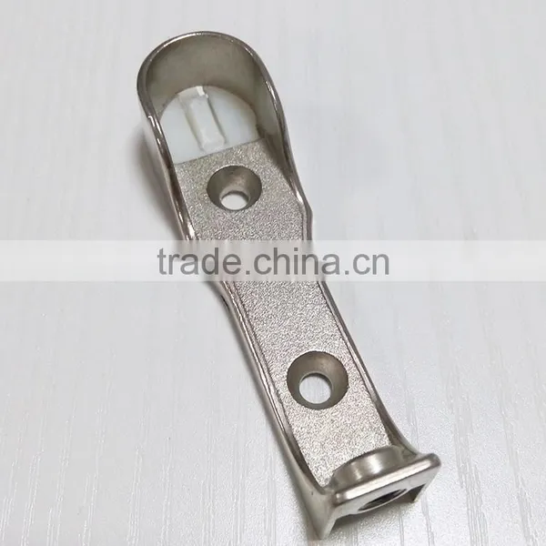 Furniture Hardware Oval Wardrobe Rail End Holder Supports Bracket photo-4
